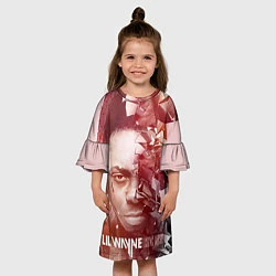 Платье клеш для девочки Lil Wayne: Losing myself, цвет: 3D-принт — фото 2