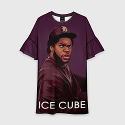 Платье клеш для девочки Ice Cube: LA, цвет: 3D-принт