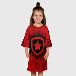 Платье клеш для девочки Team Gambit, цвет: 3D-принт — фото 2