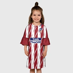 Платье клеш для девочки Atletico Madrid FC: Form 2018, цвет: 3D-принт — фото 2