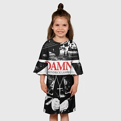 Платье клеш для девочки Damn Faith, цвет: 3D-принт — фото 2
