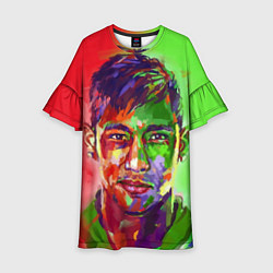 Платье клеш для девочки Neymar Art, цвет: 3D-принт