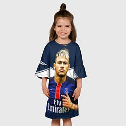 Платье клеш для девочки Neymar: Fly Emirates, цвет: 3D-принт — фото 2