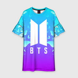 Детское платье BTS: Violet Butterflies