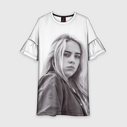 Платье клеш для девочки BILLIE EILISH, цвет: 3D-принт