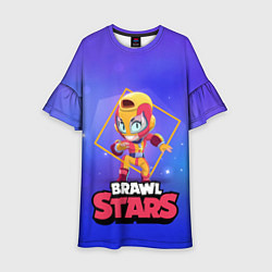 Платье клеш для девочки Brawl Stars Max, цвет: 3D-принт