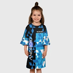 Платье клеш для девочки Detroit:become, цвет: 3D-принт — фото 2