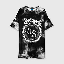 Платье клеш для девочки Whitesnake, цвет: 3D-принт