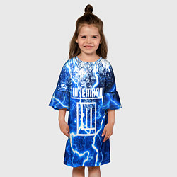 Платье клеш для девочки LINDEMANN STORM, цвет: 3D-принт — фото 2