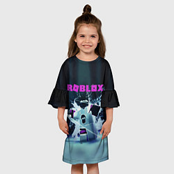Платье клеш для девочки ROBLOX, цвет: 3D-принт — фото 2