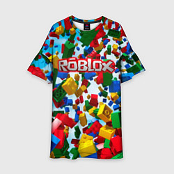 Детское платье Roblox Cubes