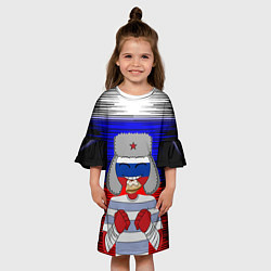 Платье клеш для девочки CountryHumans, цвет: 3D-принт — фото 2