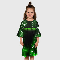 Платье клеш для девочки GreenDay, цвет: 3D-принт — фото 2