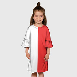Платье клеш для девочки Тодороки Шото, цвет: 3D-принт — фото 2