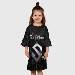 Платье клеш для девочки SABATON, цвет: 3D-принт — фото 2
