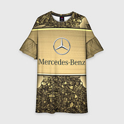 Платье клеш для девочки MERCEDES GOLD, цвет: 3D-принт