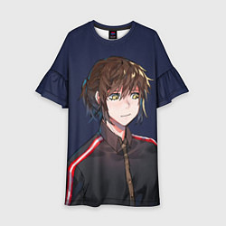 Платье клеш для девочки БАШНЯ БОГА, цвет: 3D-принт