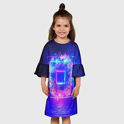 Платье клеш для девочки PRO DIGITAL, цвет: 3D-принт — фото 2