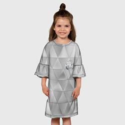 Платье клеш для девочки OPEL, цвет: 3D-принт — фото 2