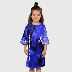 Платье клеш для девочки MITSUBISHI, цвет: 3D-принт — фото 2