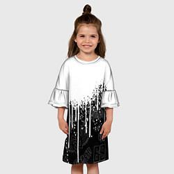 Платье клеш для девочки 6ix9ine, цвет: 3D-принт — фото 2