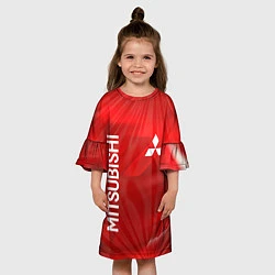 Платье клеш для девочки MITSUBISHI, цвет: 3D-принт — фото 2
