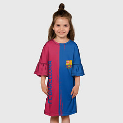 Платье клеш для девочки BARSELONA, цвет: 3D-принт — фото 2