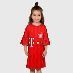 Платье клеш для девочки FC Bayern Munchen, цвет: 3D-принт — фото 2