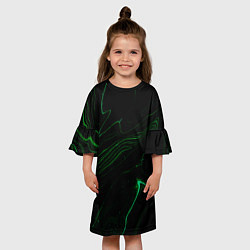 Платье клеш для девочки PuRRi$, цвет: 3D-принт — фото 2