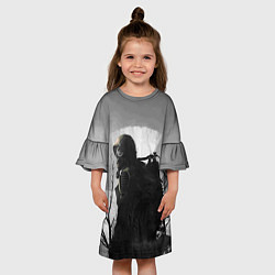Платье клеш для девочки СТАЛКЕР 2, цвет: 3D-принт — фото 2