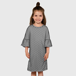 Платье клеш для девочки Иллюзия 1, цвет: 3D-принт — фото 2