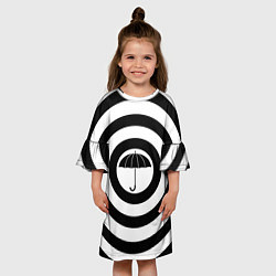 Платье клеш для девочки Узор Академия Амбрелла, цвет: 3D-принт — фото 2