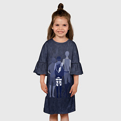 Платье клеш для девочки Attack on Titan, цвет: 3D-принт — фото 2