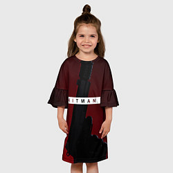 Платье клеш для девочки Hitman III, цвет: 3D-принт — фото 2