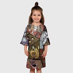 Платье клеш для девочки Dont Starve, цвет: 3D-принт — фото 2