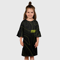 Платье клеш для девочки Ninjas In Pyjamas, цвет: 3D-принт — фото 2