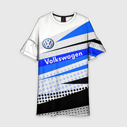 Платье клеш для девочки Volkswagen, цвет: 3D-принт