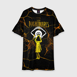 Платье клеш для девочки Little Nightmares, цвет: 3D-принт