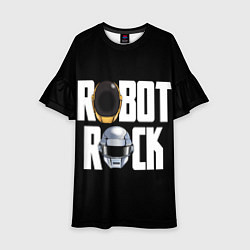 Платье клеш для девочки Robot Rock, цвет: 3D-принт