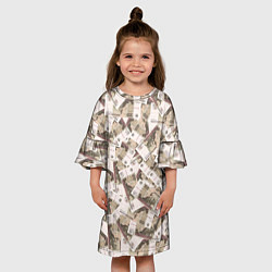 Платье клеш для девочки ОЧЕНЬ ДОРОГОЙ, цвет: 3D-принт — фото 2