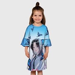 Платье клеш для девочки ШИНОБУ КОЧО KOCHO SHINOBU, цвет: 3D-принт — фото 2