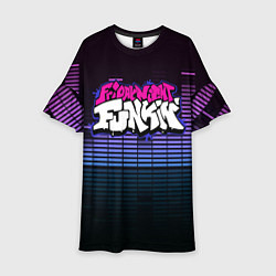 Платье клеш для девочки Friday Night Funkin, цвет: 3D-принт