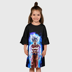 Платье клеш для девочки КОГУ СИМВОЛ НА СПИНЕ, цвет: 3D-принт — фото 2