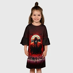 Платье клеш для девочки HELLSING $$$, цвет: 3D-принт — фото 2
