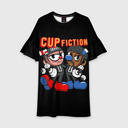 Платье клеш для девочки CUP FICTION, цвет: 3D-принт
