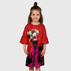 Платье клеш для девочки Пантера persona 5, цвет: 3D-принт — фото 2