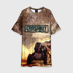 Платье клеш для девочки CROSSOUT 2021, цвет: 3D-принт