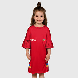 Платье клеш для девочки ФОРМА СБОРНОЙ АРМЕНИИ, цвет: 3D-принт — фото 2