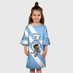 Платье клеш для девочки Рахим Стерлинг МанСити, цвет: 3D-принт — фото 2