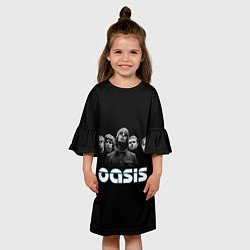 Платье клеш для девочки OASIS, цвет: 3D-принт — фото 2